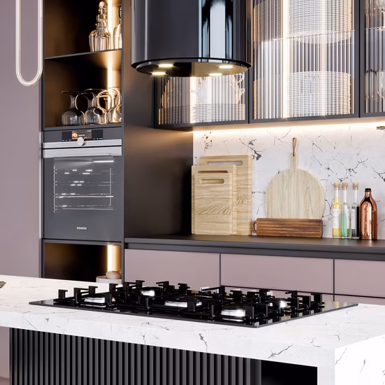 短納期の家具キッチンキャビネット、プロフェッショナルなデザイン、モダン、モジュール式、カスタムメイド、無料塗装とマット仕上げ