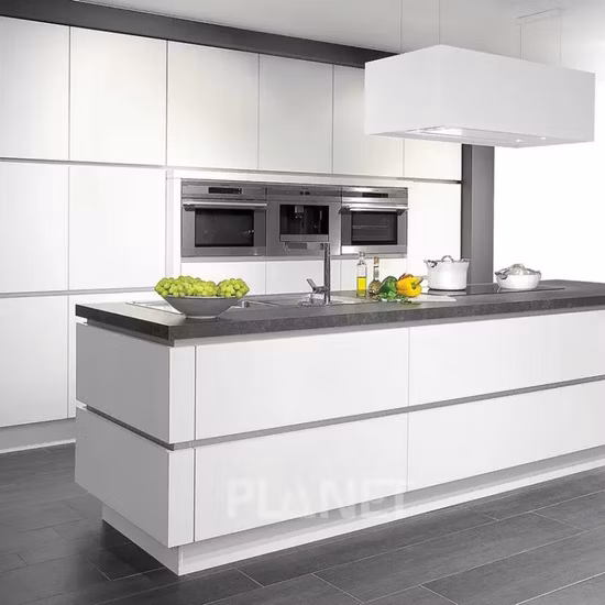 ホットケーキとして準備ができているプレハブ無垢材モジュール式キッチンキャビネットを販売します